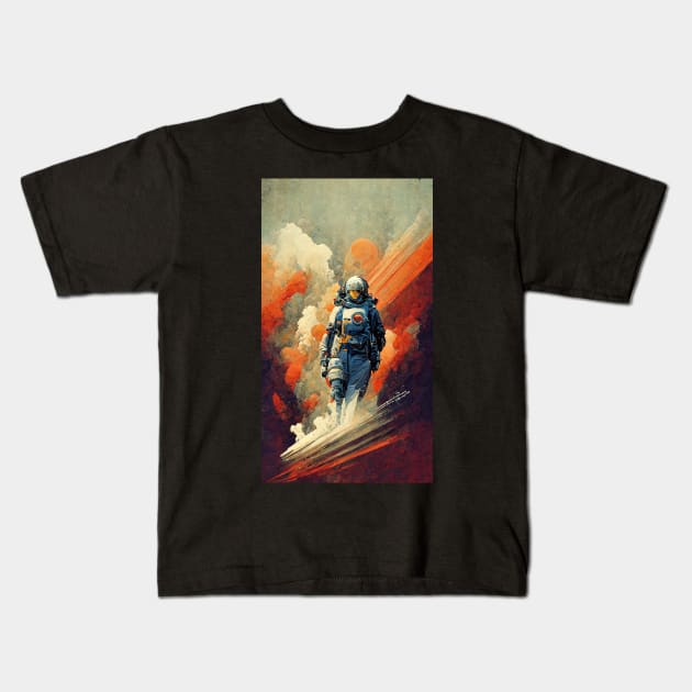 Dust walker Kids T-Shirt by JoshWhiteArt